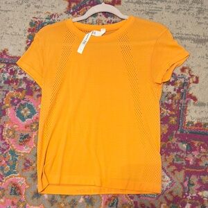 Lululemon Athletica Orange Short Sleeve T-Shirt NEVER WORN BRAND NEW